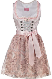 KR�GER MADL Mini Dirndl rosa gebl�mt Lia