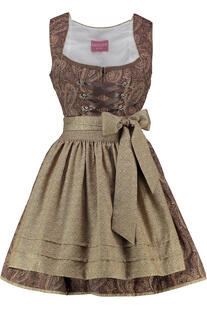 KR�GER MADL Mini Dirndl braun Paisleymuster Giselle
