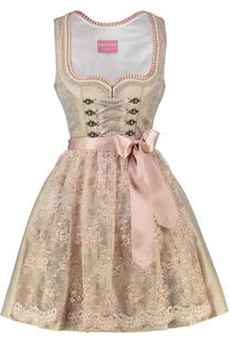 KR�GER MADL Mini Dirndl beige Blumenmuster Jada