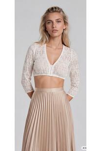 KR�GER MADL Dirndlbluse ecru Ahnoa