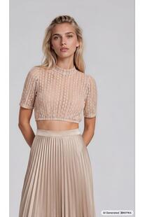 KR�GER MADL Dirndlbluse rosa Tartufo