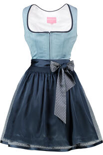 KR�GER MADL Mini Dirndl blau Dena (50cm)