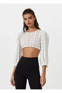KR�GER MADL Dirndlbluse ecru 3/4-Arm Inara