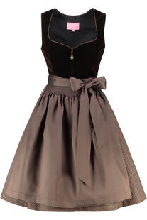KR�GER MADL Mini Dirndl dunkelbraun Delvara (60cm)