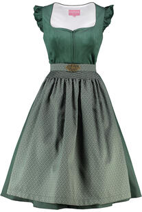 KR�GER MADL Midi Dirndl dunkelgr�n Kalenia (70cm)