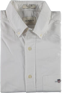 He.-Oxford-Hemd Gant weiss