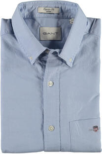 GANT Oxford Hemd light blue Regular Fit Langarm