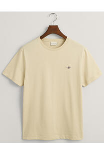 GANT REG Shield SS T-Shirt Silky Beige