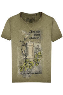 HANGOWEAR T-Shirt Fabio oliv Kurzarm