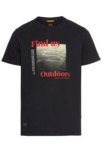 camel active T-Shirt dark navy Regular Fit