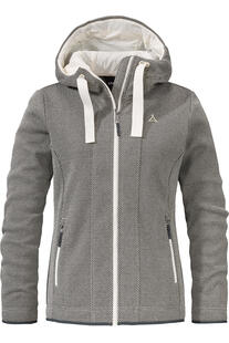 SCHOEFFEL Fleece-Hoody Aurora Grau