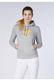 POLO SYLT Damen Sweatshirt neutral gray melange