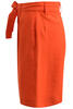 Vorschaubild zu Milano Italy Shorts with hook and eye closure at cf, sideseampockets, wide leg hot orange, 1