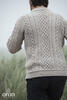 Vorschaubild zu ARAN Troyer beige Merinowolle Supersoft, 5