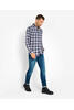 Vorschaubild zu BRAX Leicht Flanell Hemd Daniel blau/blau kariert Modern Fit Langarm Button-down, 2