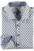 Vorschaubild zu OS TRACHTEN Hemd blau gemustert Slim Fit Langarm Haifischkragen, 4