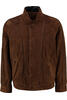 Vorschaubild zu POLAR LEATHER Leder-Blouson braun  edelstes Ziegenveloursleder, 3