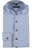 Vorschaubild zu OS TRACHTEN Hemd blau gestreift Slim Fit Langarm mit Stehkragen, 4