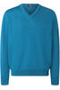 Vorschaubild zu MAERZ V-Ausschnitt Pullover blau extra feine Merinowolle