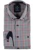 Vorschaubild zu REDMOND Oxford Karo Hemd rot kariert Regular Fit Langarm Button-Down, 4