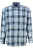 Vorschaubild zu FYNCH HATTON Hemd blau/gr�n kariert Comfort Fit Langarm Button-down