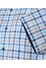 Vorschaubild zu REDMOND Hemd blau kariert Regular Fit Kurzarm Button-Down, 3