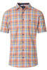 Vorschaubild zu REDMOND Hemd gelb kariert Regular Fit Kurzarm Button-Down