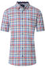 Vorschaubild zu REDMOND Hemd rot kariert Regular Fit Kurzarm Button-Down
