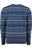 Vorschaubild zu MAERZ Rundhals Pullover Blau gestreift extra feine Merinowolle, 1