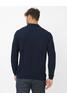 Vorschaubild zu BRAX Langarm Polo-Shirt Paros navy, 4