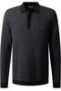 Vorschaubild zu PIERRE CARDIN Strick-Polo-Pullover anthra gemustert