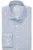 Vorschaubild zu OLYMP Business Hemd Level 5 wei�/blau gepunktet Body Fit Langarm