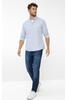 Vorschaubild zu BRAX Streifen Hemd Daniel baltic gestreift Modern Fit Langarm, 2