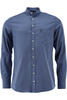 Vorschaubild zu OS TRACHTEN Hemd mittelblau gemustert Slim Fit Langarm