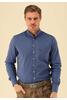Vorschaubild zu OS TRACHTEN Hemd mittelblau gemustert Slim Fit Langarm, 2