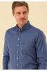 Vorschaubild zu OS TRACHTEN Hemd mittelblau gemustert Slim Fit Langarm, 3