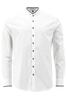 Vorschaubild zu Hemd weiss/schwarz einfarbig Slim Fit Langarm