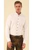 Vorschaubild zu OS TRACHTEN Hemd weiss/kornblau Slim Fit Langarm, 3