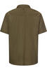 Vorschaubild zu camel active Hemd deep olive gestreift Regular Fit Kurzarm, 1