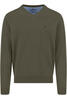 Vorschaubild zu FYNCH HATTON V-Ausschnitt Pullover dark khaki Casual Fit