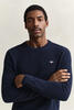 Vorschaubild zu GANT Rundhals Pullover evening blue Regular Fit, 3