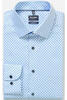 Vorschaubild zu OLYMP City Hemd Luxor bleu gemustert Modern Fit Langarm