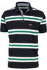 Vorschaubild zu DAVID WILYMS Polo-Shirt green gestreift