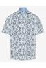 Vorschaubild zu BRAX Hemd Hardy herb gebl�mt Modern Fit Kurzarm