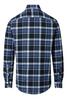 Vorschaubild zu REDMOND Flanell Karo Hemd blau kariert Casual Fit Langarm, 1