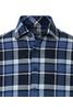 Vorschaubild zu REDMOND Flanell Karo Hemd blau kariert Casual Fit Langarm, 2
