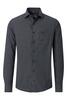 Vorschaubild zu REDMOND Flanell Hemd schwarz Casual Fit Langarm