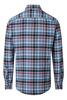 Vorschaubild zu REDMOND Flanell Hemd blau kariert Casual Fit Langarm, 1