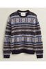 Vorschaubild zu GANT Fair Isle Rundhalspullover evening blue gemustert Regular Fit