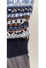 Vorschaubild zu GANT Fair Isle Rundhalspullover evening blue gemustert Regular Fit, 4